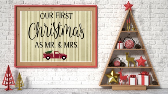First Christmas as Mr. and Mrs. printable