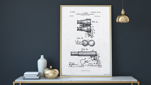 1902 Nautical Instruments Patent Drawing