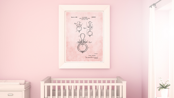 1958 Pacifier Patent Drawing