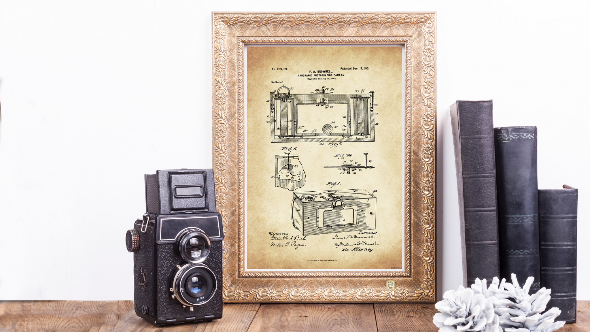 1901 Panoramic Camera Patent Drawing