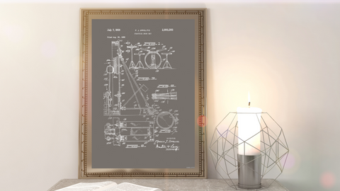 1959 Practice Drum Set Patent Drawing