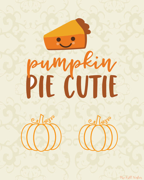 Pumpkin Pie Cutie printable