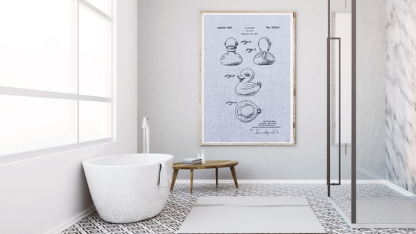 1949 Rubber Duck Patent Drawing