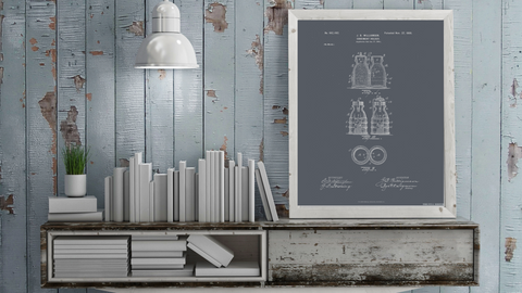 1900 Salt and Pepper Shakers Patent Drawing