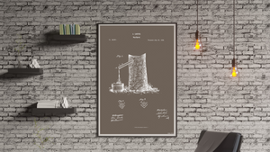 1865 Sap Spout Patent Drawing