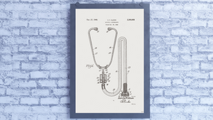 1945 Stethoscope Patent Drawing