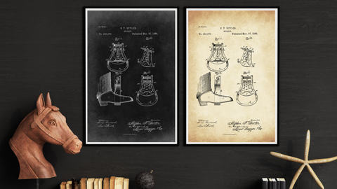 1888 Stirrup Patent Drawing