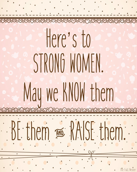 Strong Women printable