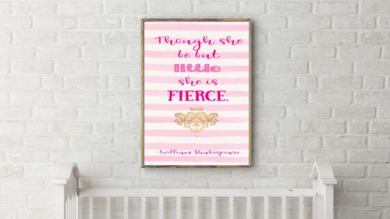Though She Be But Little printable
