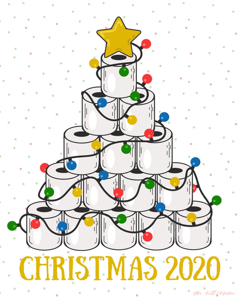 Christmas 2020 Toilet Paper tree printable