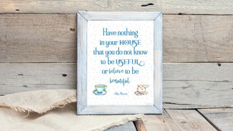 Useful and Beautiful printable