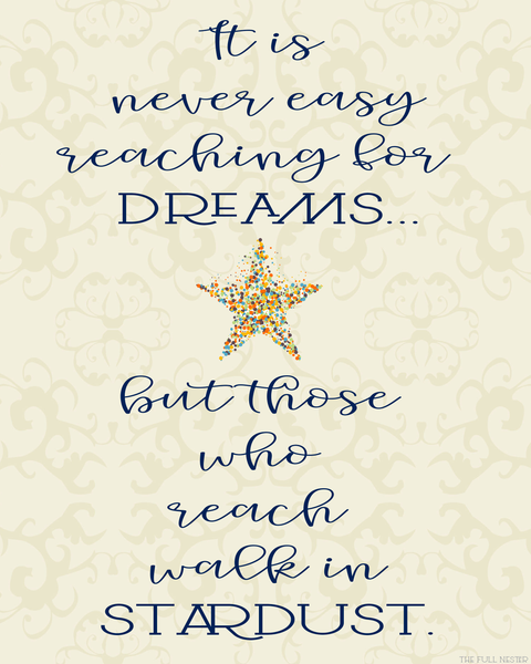 Walk In Stardust printable