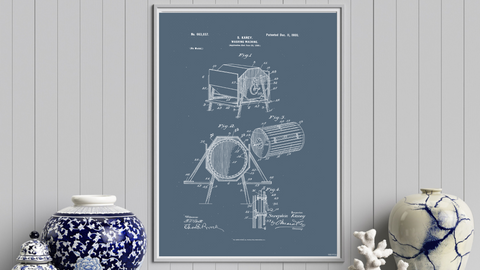 1900 Washing Machine Patent Drawing
