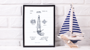 1901 Water Telescope Patent Drawing