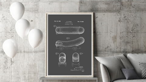 1954 Wienermobile Patent Drawing