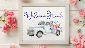 Welcome Friends printable