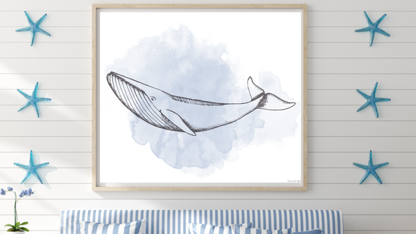 Whale Wall Art