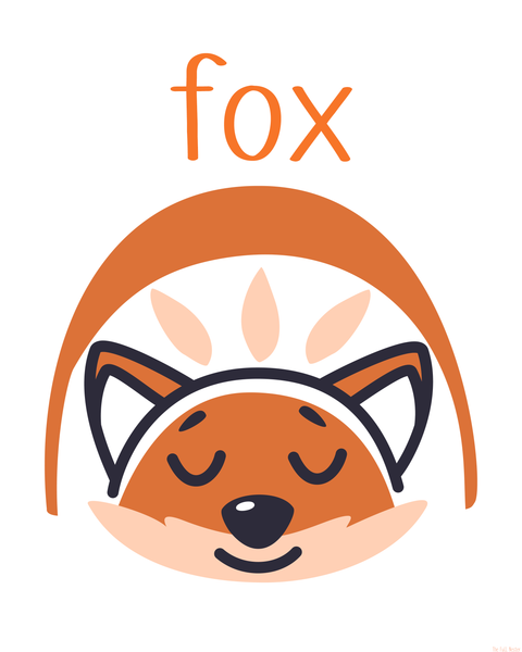 Woodland Fox Nursery Printable