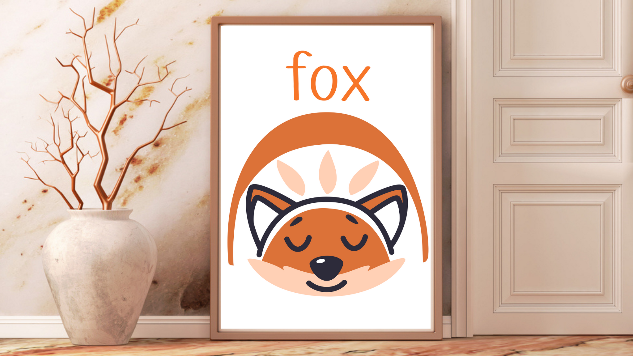 Woodland Fox Nursery Printable