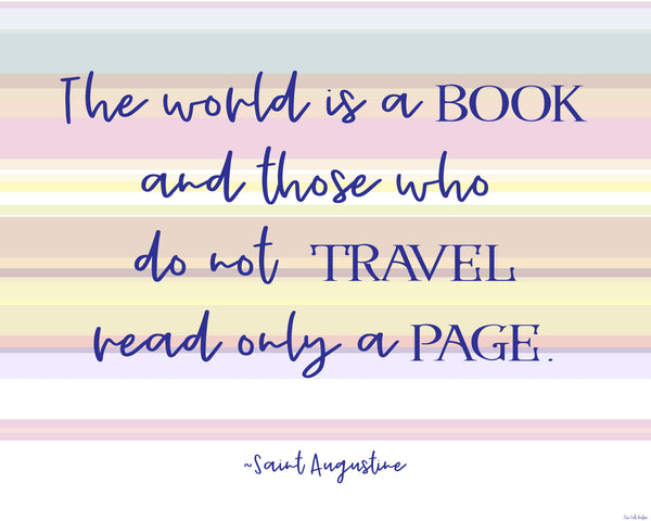The World is a Book printable